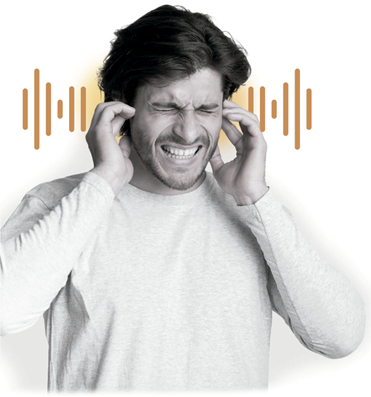 ¿Qué es el tinnitus? Imagen de persona con Tinnitus